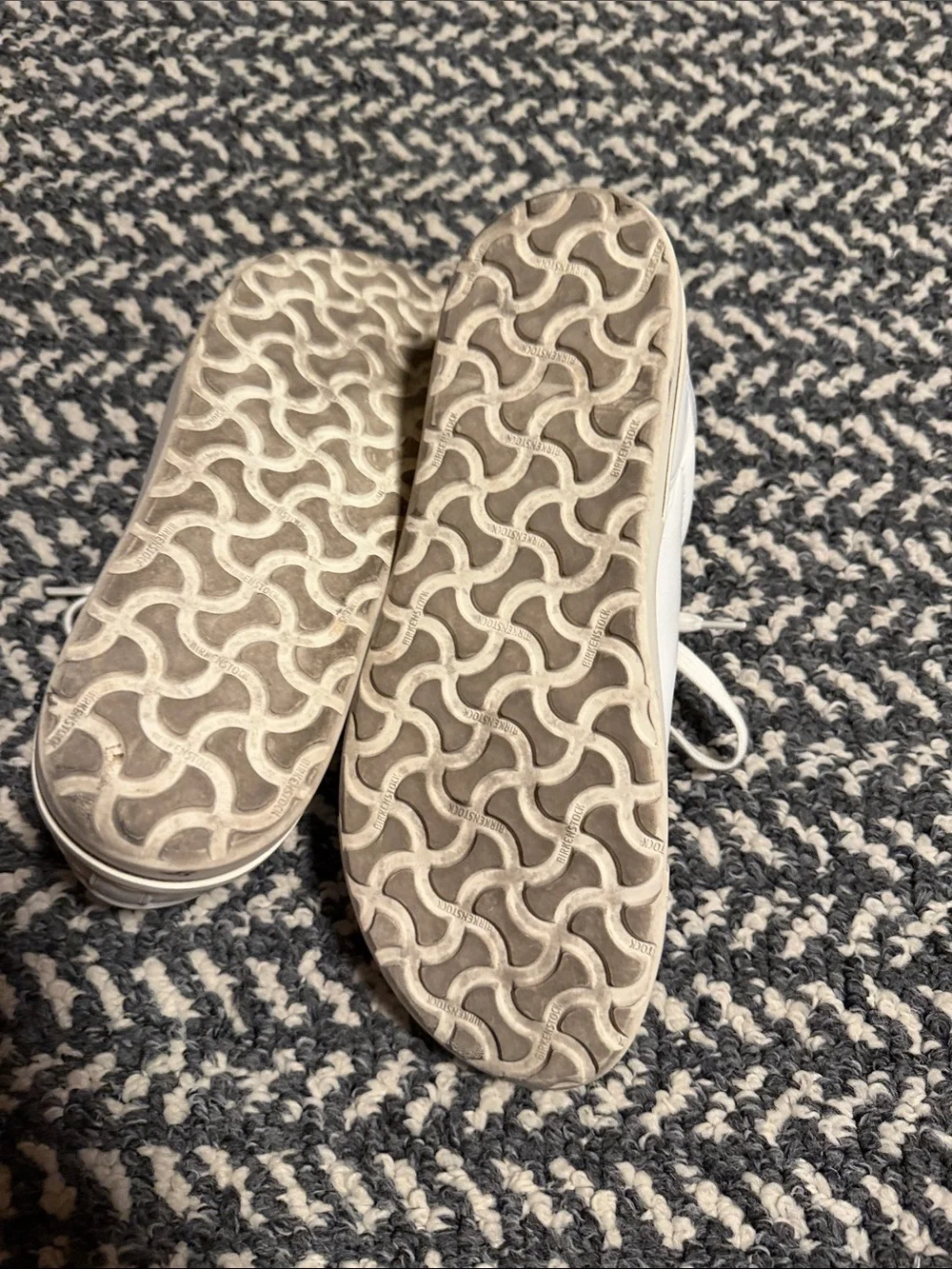 Birkenstock white leather